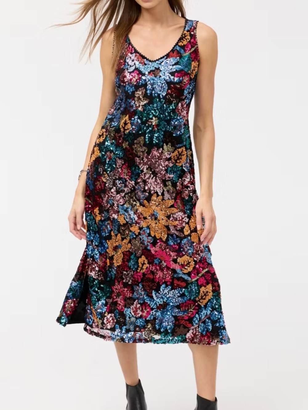 Johnny Was - ROSALI SEQUIN DRESS Size 6 NWOT